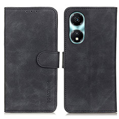 Custodia Portafoglio In Pelle Cover con Supporto K03Z per Huawei Honor X5 Plus Nero