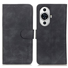 Custodia Portafoglio In Pelle Cover con Supporto K03Z per Huawei Nova 11 Nero