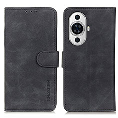 Custodia Portafoglio In Pelle Cover con Supporto K03Z per Huawei Nova 11 Ultra Nero