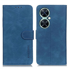 Custodia Portafoglio In Pelle Cover con Supporto K03Z per Huawei Nova 11i Blu