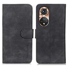 Custodia Portafoglio In Pelle Cover con Supporto K03Z per Huawei Nova 9 Nero