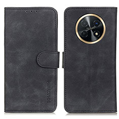 Custodia Portafoglio In Pelle Cover con Supporto K03Z per Huawei Nova Y91 Nero