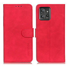 Custodia Portafoglio In Pelle Cover con Supporto K03Z per Motorola ThinkPhone 5G Rosso