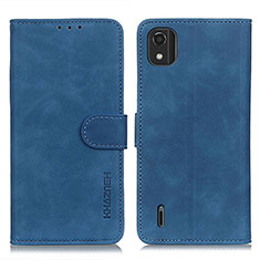 Custodia Portafoglio In Pelle Cover con Supporto K03Z per Nokia C2 2nd Edition Blu