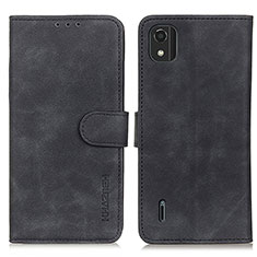 Custodia Portafoglio In Pelle Cover con Supporto K03Z per Nokia C2 2nd Edition Nero