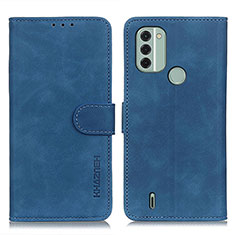 Custodia Portafoglio In Pelle Cover con Supporto K03Z per Nokia C31 Blu