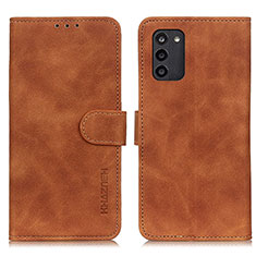 Custodia Portafoglio In Pelle Cover con Supporto K03Z per Nokia G100 Marrone