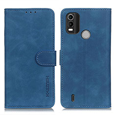 Custodia Portafoglio In Pelle Cover con Supporto K03Z per Nokia G11 Plus Blu