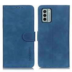 Custodia Portafoglio In Pelle Cover con Supporto K03Z per Nokia G22 Blu