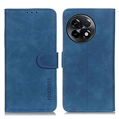 Custodia Portafoglio In Pelle Cover con Supporto K03Z per OnePlus Ace 2 5G Blu