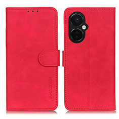 Custodia Portafoglio In Pelle Cover con Supporto K03Z per OnePlus Nord CE 3 Lite 5G Rosso