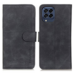 Custodia Portafoglio In Pelle Cover con Supporto K03Z per Samsung Galaxy M53 5G Nero