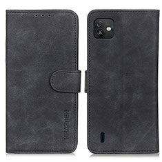 Custodia Portafoglio In Pelle Cover con Supporto K03Z per Wiko Y82 Nero