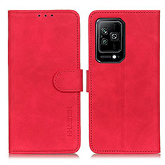 Custodia Portafoglio In Pelle Cover con Supporto K03Z per Xiaomi Black Shark 5 Pro 5G Rosso