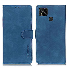 Custodia Portafoglio In Pelle Cover con Supporto K03Z per Xiaomi POCO C3 Blu