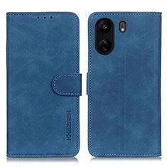 Custodia Portafoglio In Pelle Cover con Supporto K03Z per Xiaomi Poco C65 Blu