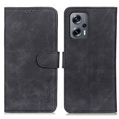 Custodia Portafoglio In Pelle Cover con Supporto K03Z per Xiaomi Poco X4 GT 5G Nero