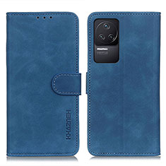 Custodia Portafoglio In Pelle Cover con Supporto K03Z per Xiaomi Redmi K50 Pro 5G Blu