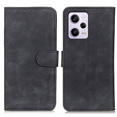 Custodia Portafoglio In Pelle Cover con Supporto K03Z per Xiaomi Redmi Note 12 Explorer Nero