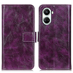 Custodia Portafoglio In Pelle Cover con Supporto K04Z per Huawei Nova 10 SE Viola