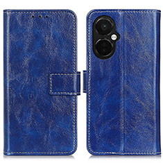 Custodia Portafoglio In Pelle Cover con Supporto K04Z per Oppo K11x 5G Blu