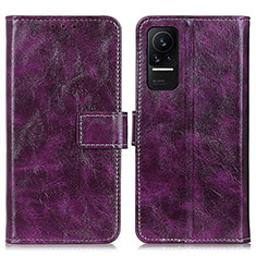 Custodia Portafoglio In Pelle Cover con Supporto K04Z per Xiaomi Civi 1S 5G Viola