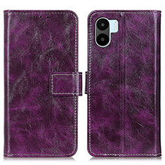 Custodia Portafoglio In Pelle Cover con Supporto K04Z per Xiaomi Poco C50 Viola