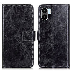 Custodia Portafoglio In Pelle Cover con Supporto K04Z per Xiaomi Redmi A2 Nero