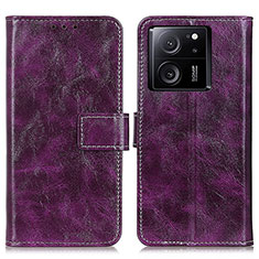 Custodia Portafoglio In Pelle Cover con Supporto K04Z per Xiaomi Redmi K60 Ultra 5G Viola