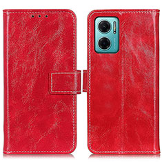 Custodia Portafoglio In Pelle Cover con Supporto K04Z per Xiaomi Redmi Note 11E 5G Rosso