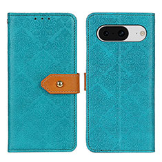 Custodia Portafoglio In Pelle Cover con Supporto K05Z per Google Pixel 8 5G Verde