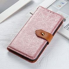 Custodia Portafoglio In Pelle Cover con Supporto K05Z per Samsung Galaxy A23e 5G Rosa