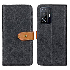 Custodia Portafoglio In Pelle Cover con Supporto K05Z per Xiaomi Mi 11T Pro 5G Nero