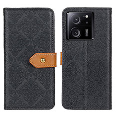 Custodia Portafoglio In Pelle Cover con Supporto K05Z per Xiaomi Mi 13T Pro 5G Nero