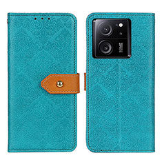 Custodia Portafoglio In Pelle Cover con Supporto K05Z per Xiaomi Mi 13T Pro 5G Verde