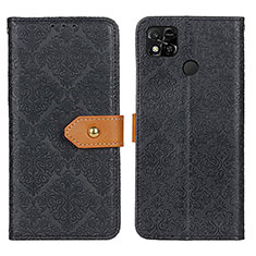 Custodia Portafoglio In Pelle Cover con Supporto K05Z per Xiaomi POCO C3 Nero