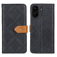 Custodia Portafoglio In Pelle Cover con Supporto K05Z per Xiaomi Redmi 13C Nero