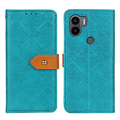 Custodia Portafoglio In Pelle Cover con Supporto K05Z per Xiaomi Redmi A1 Plus Verde