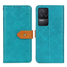 Custodia Portafoglio In Pelle Cover con Supporto K05Z per Xiaomi Redmi K50 5G Verde