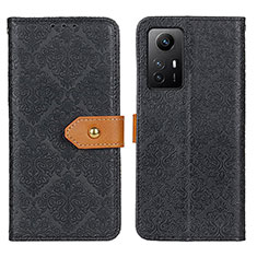 Custodia Portafoglio In Pelle Cover con Supporto K05Z per Xiaomi Redmi Note 12S Nero