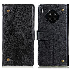 Custodia Portafoglio In Pelle Cover con Supporto K06Z per Huawei Nova 8i Nero