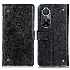 Custodia Portafoglio In Pelle Cover con Supporto K06Z per Huawei Nova 9 Pro Nero