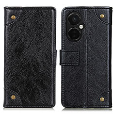 Custodia Portafoglio In Pelle Cover con Supporto K06Z per OnePlus Nord CE 3 5G Nero