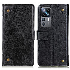 Custodia Portafoglio In Pelle Cover con Supporto K06Z per Xiaomi Mi 12T Pro 5G Nero