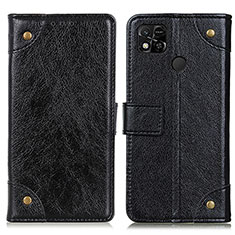 Custodia Portafoglio In Pelle Cover con Supporto K06Z per Xiaomi POCO C3 Nero