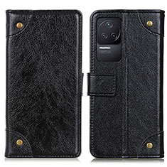 Custodia Portafoglio In Pelle Cover con Supporto K06Z per Xiaomi Redmi K50 5G Nero