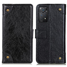 Custodia Portafoglio In Pelle Cover con Supporto K06Z per Xiaomi Redmi Note 11 Pro 4G Nero