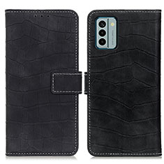 Custodia Portafoglio In Pelle Cover con Supporto K07Z per Nokia G22 Nero