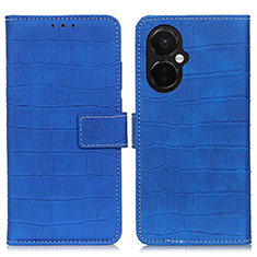 Custodia Portafoglio In Pelle Cover con Supporto K07Z per OnePlus Nord CE 3 5G Blu