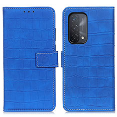 Custodia Portafoglio In Pelle Cover con Supporto K07Z per OnePlus Nord N200 5G Blu